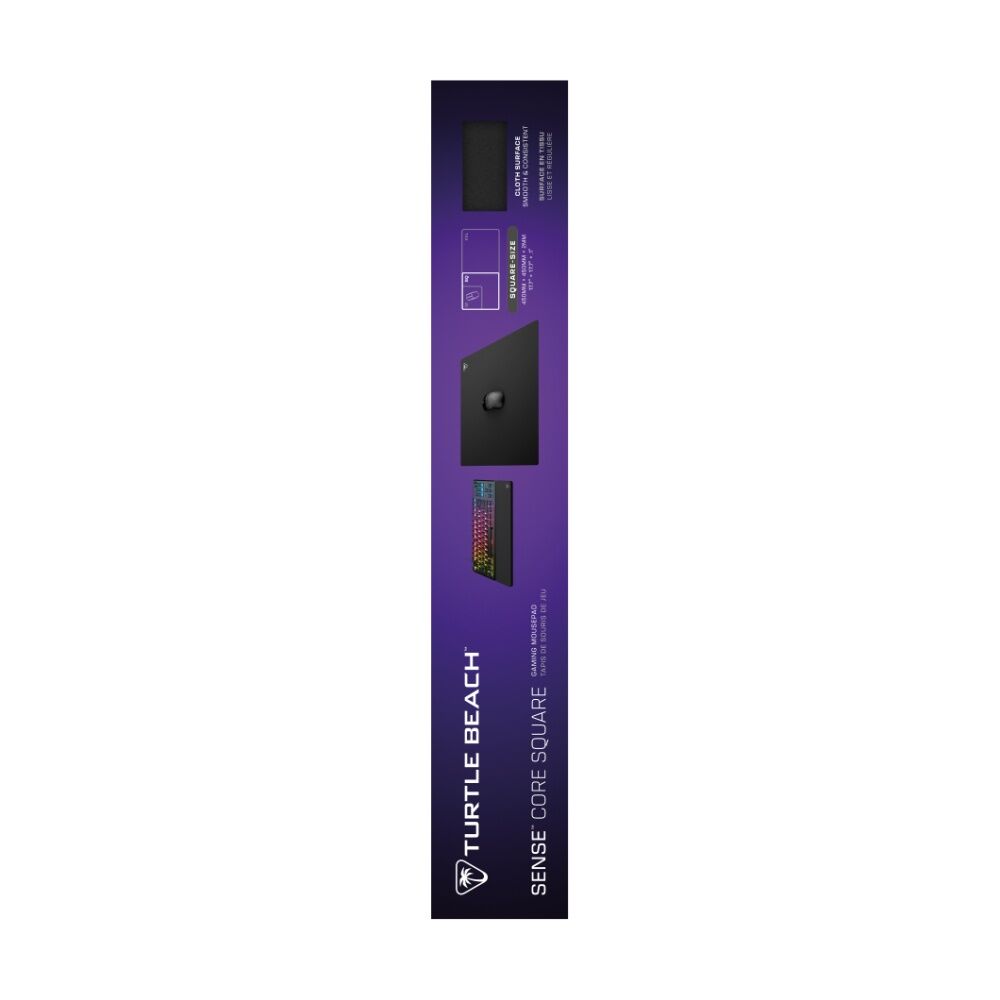 Turtle Beach Sense Core Micro-weave Cloth Gaming Mousepad Square Black