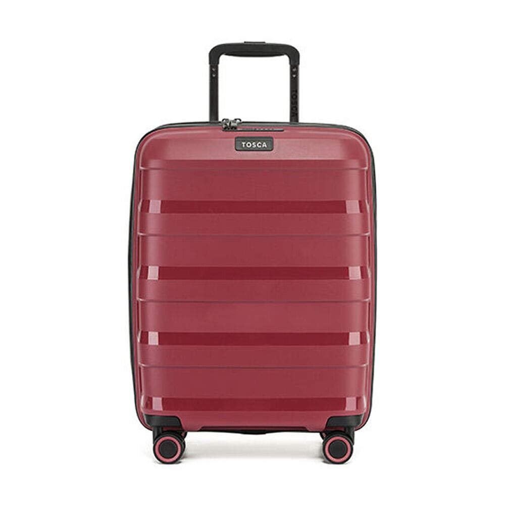 Tosca Comet PP 20 Suitcase Hard Case Lightweight Luggage Rumba Red Small 55cm