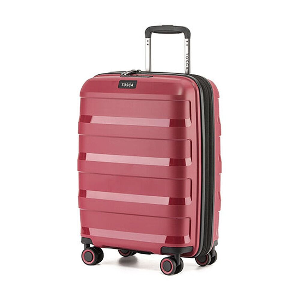 Tosca Comet PP 20 Suitcase Hard Case Lightweight Luggage Rumba Red Small 55cm