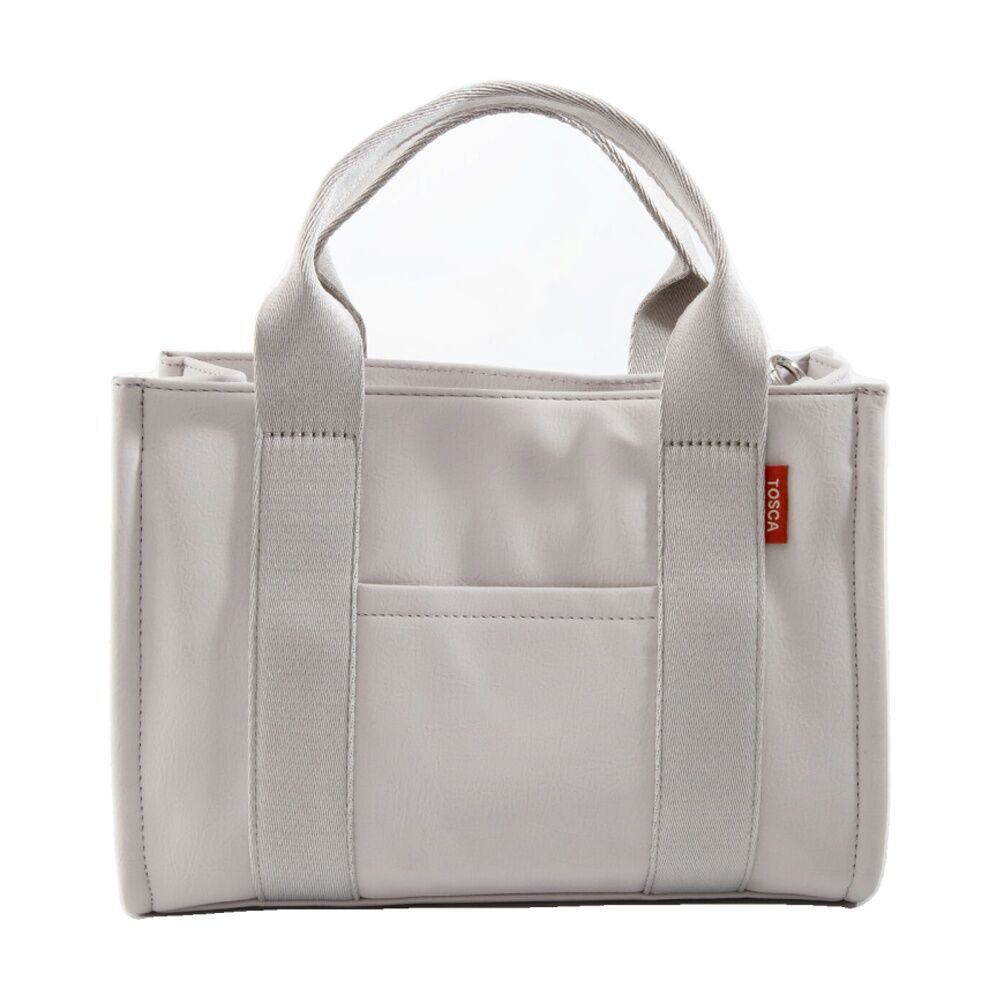 Tosca Handbag Structured Tote Bag With Detachable Shoulder Strap Snow Lilac
