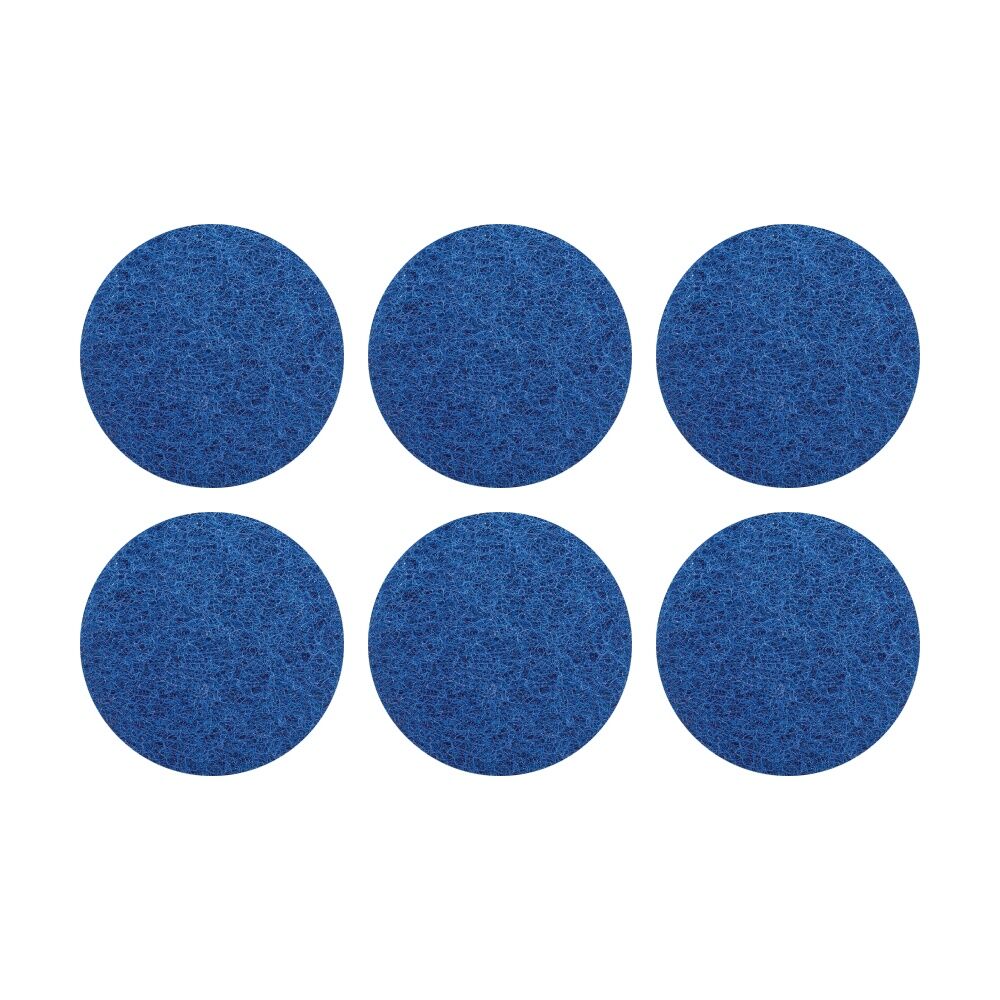 6PK Glomesh Regular Speed Cleaning Light Scrubbing Machine Floor Pad Blue 330mm