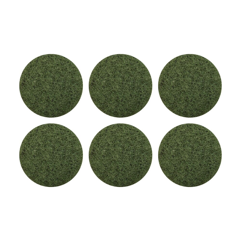 6PK Glomesh Regular Speed Scrubbing Heavy Duty Machine Floor Pad Green 330mm