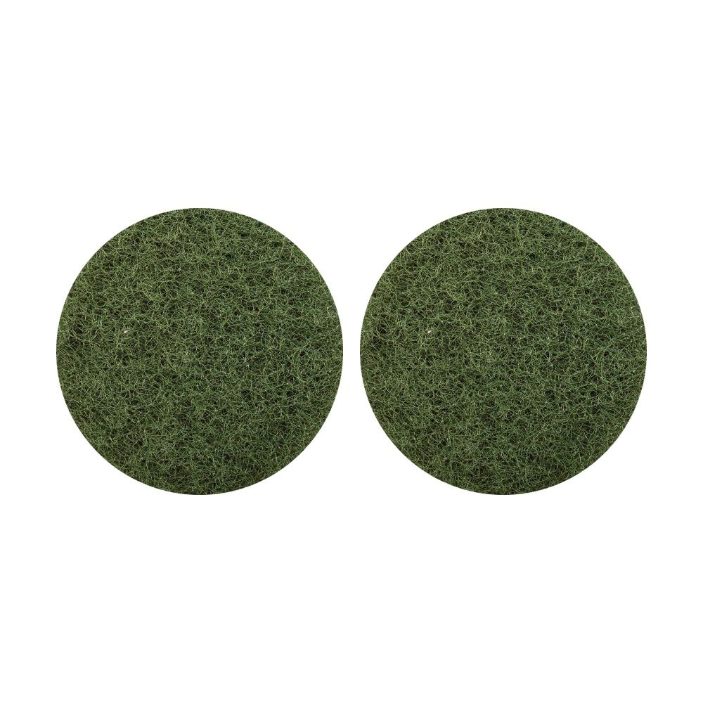 2PK Glomesh Regular Speed Scrubbing Heavy Duty Machine Floor Pad Green 380mm