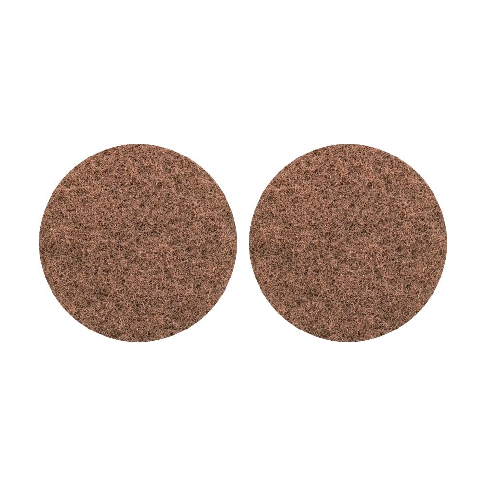 2PK Glomesh Regular Speed Polishing Machine Buffable Floor Pad Tan 400mm
