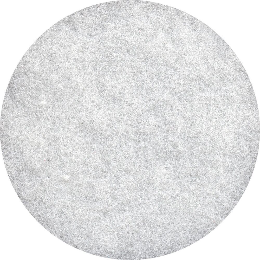 2PK Glomesh Regular Speed Polishing Machine Floor Pad White 425mm
