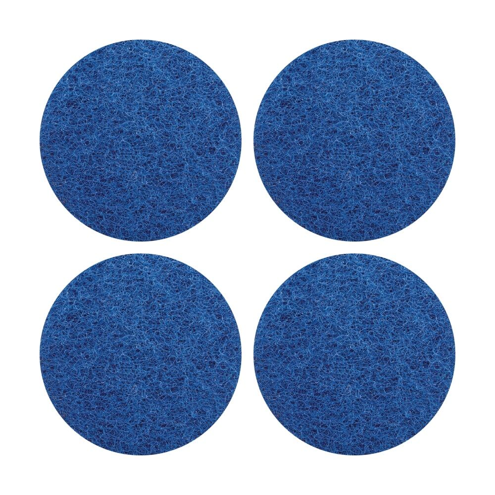 4PK Glomesh Regular Speed Cleaning Light Scrubbing Machine Floor Pad Blue 500mm