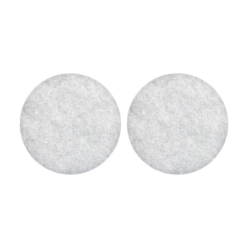 2PK Glomesh Regular Speed Polishing Machine Floor Pad White 500mm