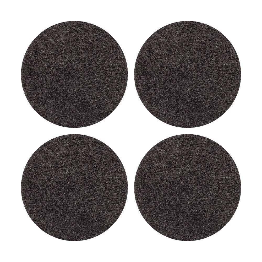 4PK Glomesh Regular Speed Stripping Machine Floor Pad Black 525mm