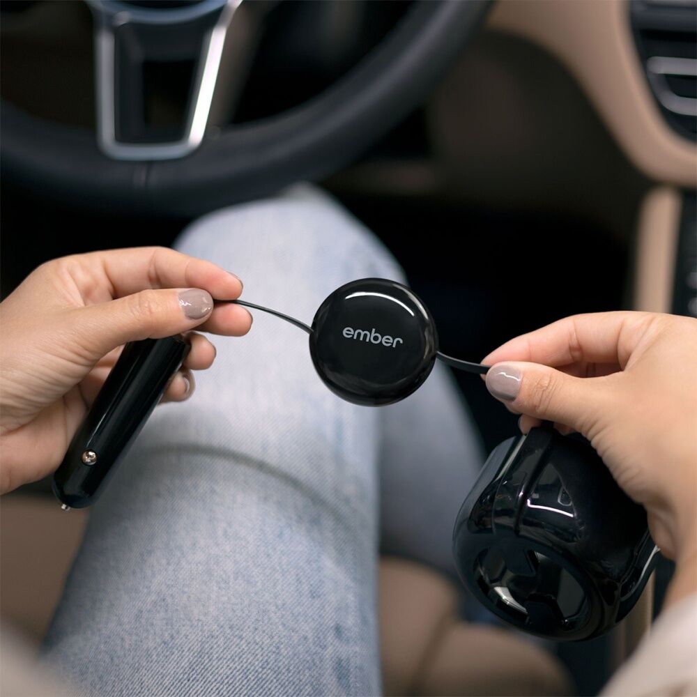 Ember Car Charging Coaster for Electric Insulated Smart Travel Mug Black