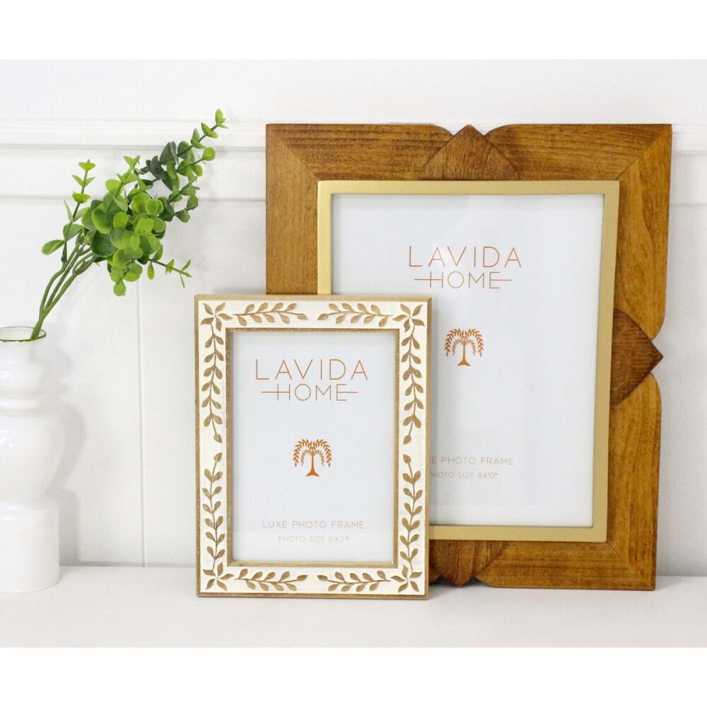 4PK LVD 5x7 Inch Cinque Luxe Table/Wall Decor Picture/Photo Frame 25x20x2cm