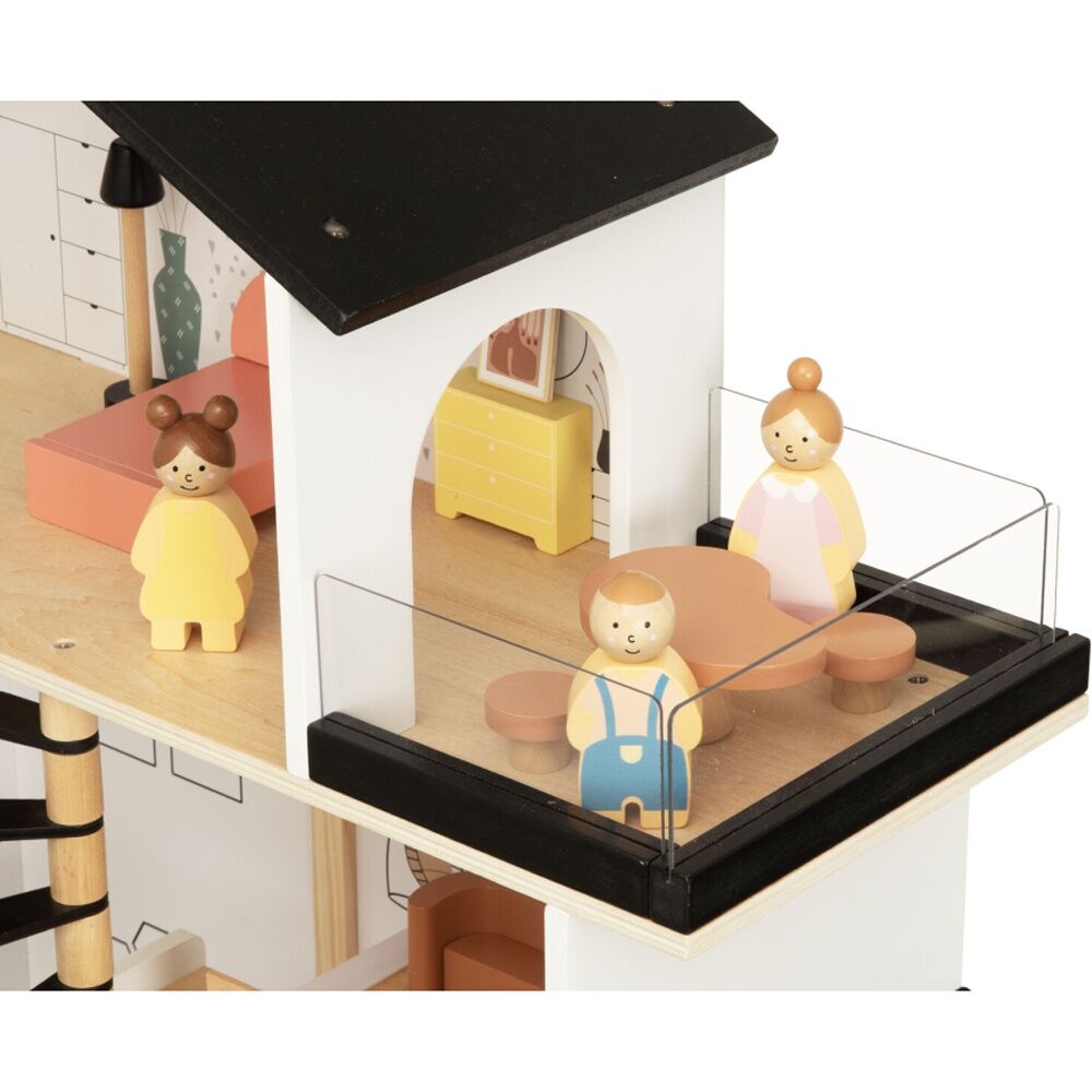 Tooky Toy Kids Play Doll House Family Figures Furniture Pet Accessories 3y+