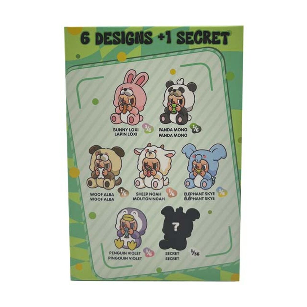 Centel Pop Cuppo Rebel Bear Animal S7 Plush Blind Box Assorted 6In