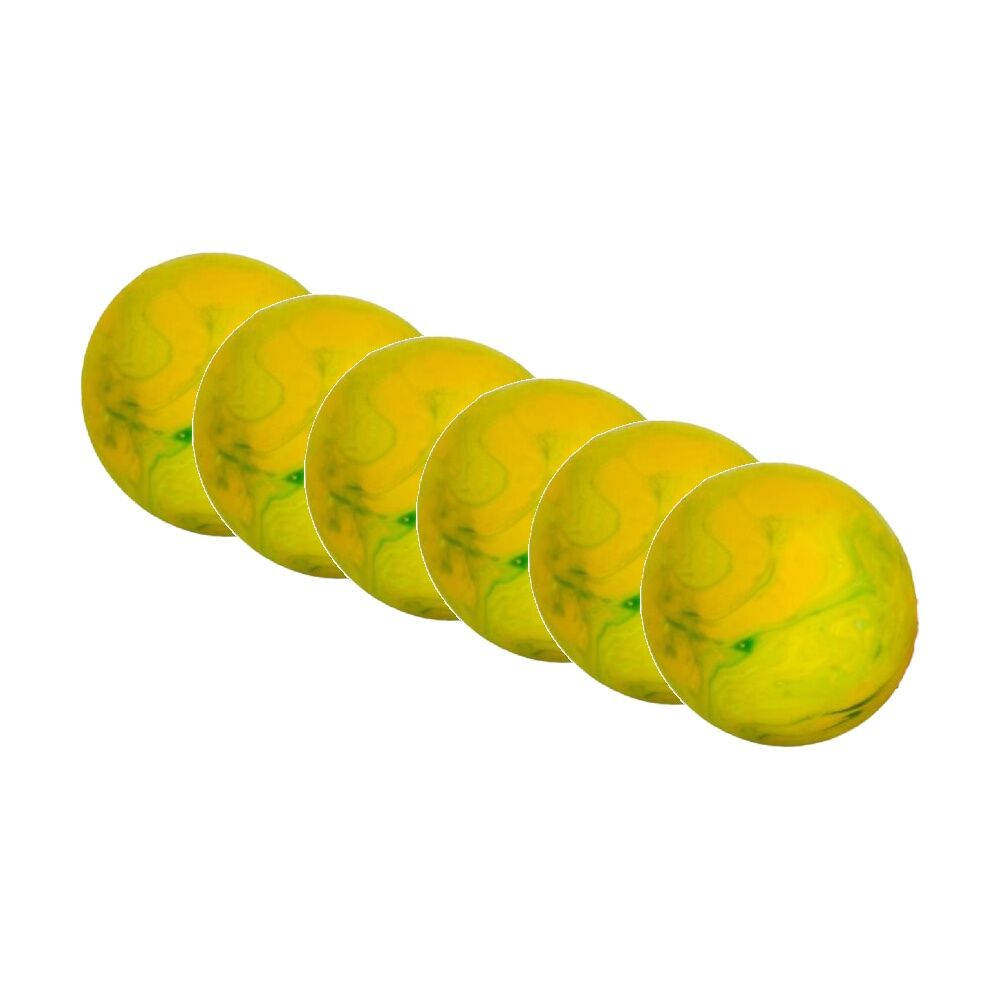 6PK Braz Marble Swirl Squishy Squeeze Ball Toy 10cm Multi Colour Assorted