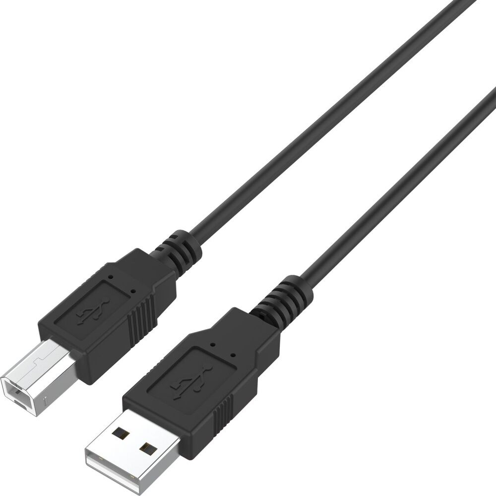 2PK Comsol Type-A-Male to Type-B-Male USB 2.0 Peripheral Cable 2M Black