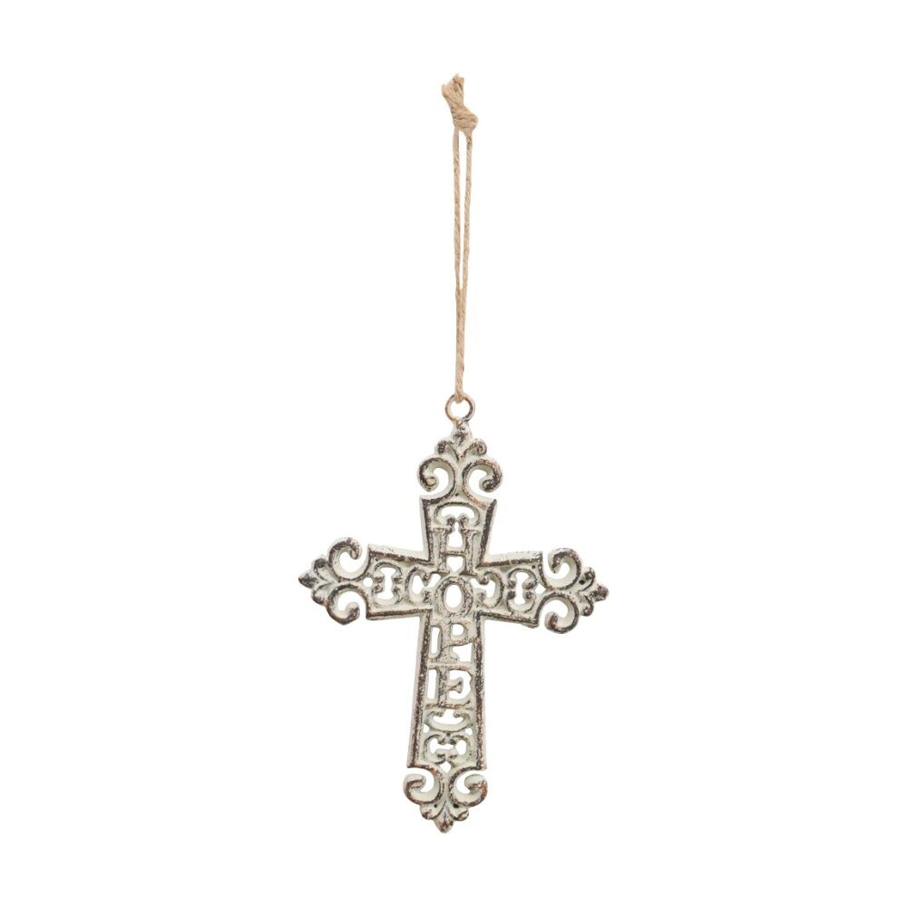4PK LVD Metal Hanging Cross Wall-Mounted Home & Living Decor 32.5x14.5x1cm