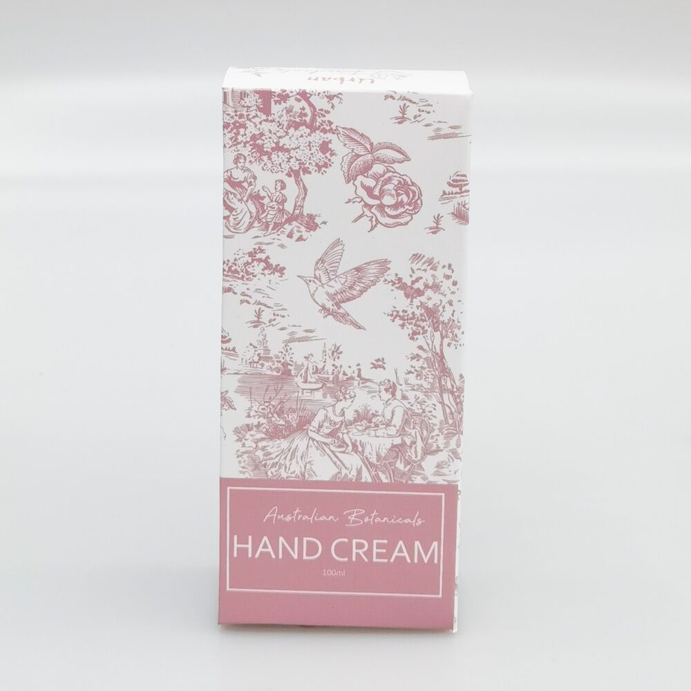6x Urban Products Romantique Toile Hand Cream Pink Moisturising Care 100g