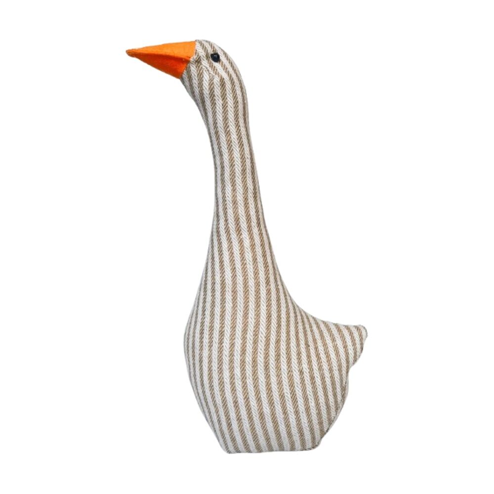 Urban Products Goose Beige Plush Doorstopper Decorative Decor 40cm