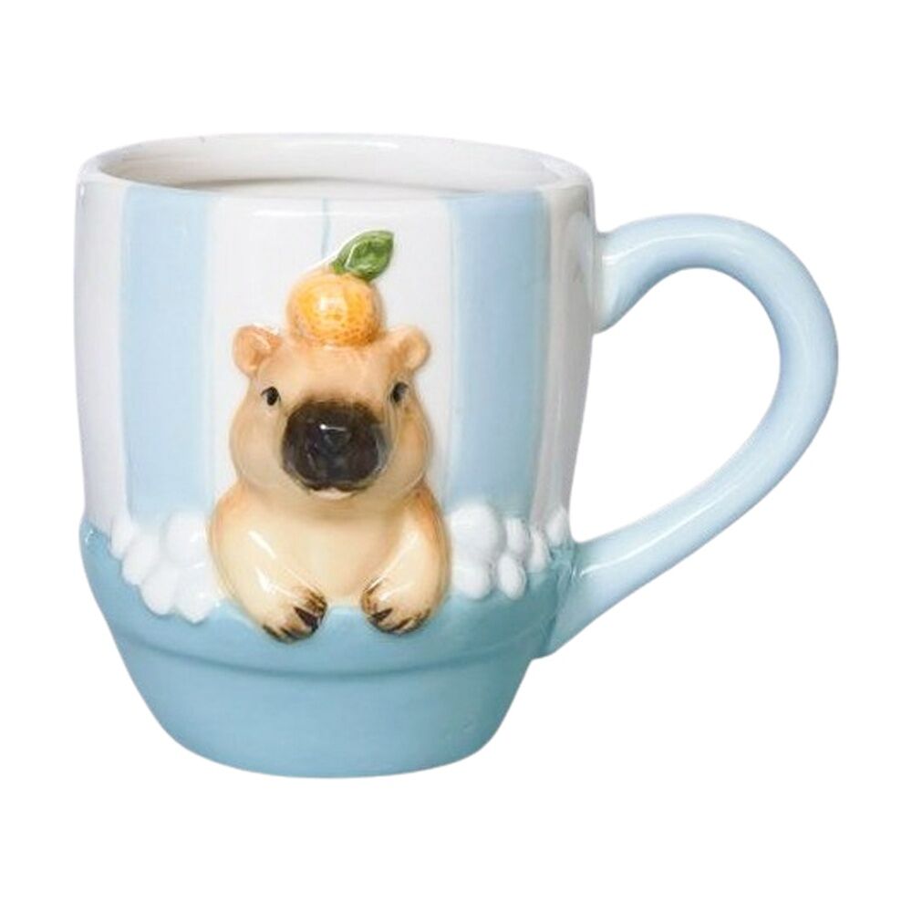 Urban Products Capybara Blue/Brown Ceramic Decorative Mug 10cm