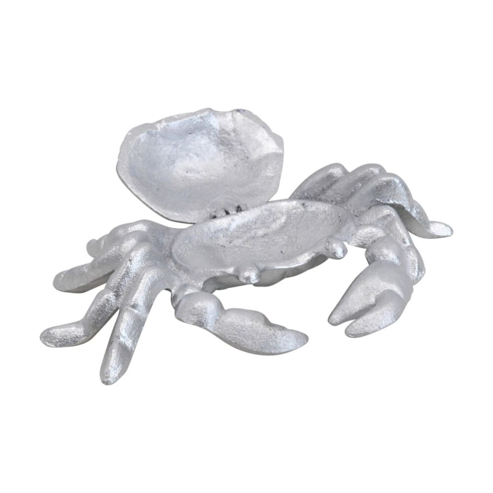 LVD Coastal Crab Cast Iron Keyhide Home/Garden Decor Silver 22.5x13.4.5cm
