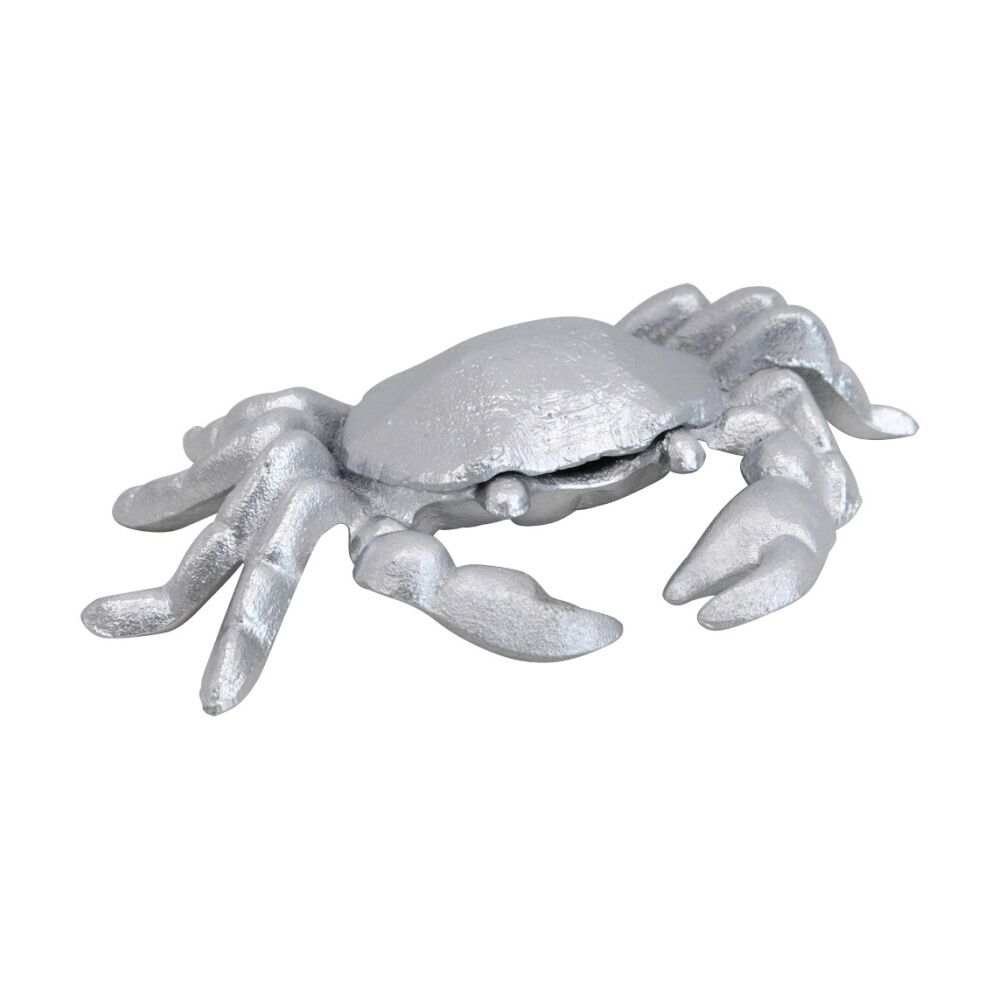 LVD Coastal Crab Cast Iron Keyhide Home/Garden Decor Silver 22.5x13.4.5cm