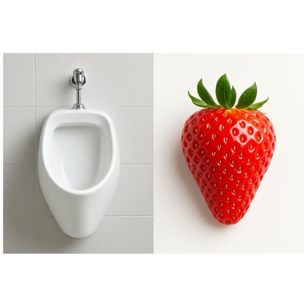 250pc Cleanstar Individually Packaged Urinal Screens Strawberry Scent Pink