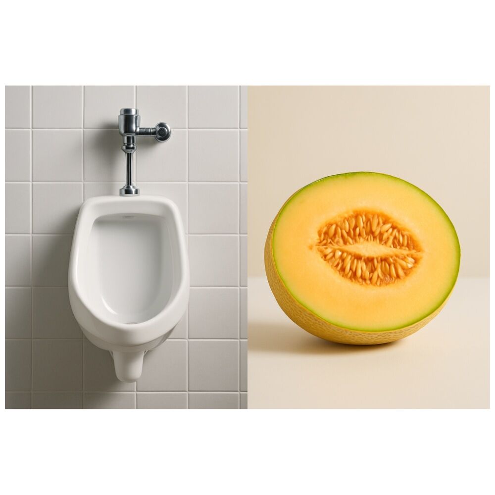 2x 10pc Cleanstar Anti-Splash Urinal Screens Melon Scent Odour Control Yellow