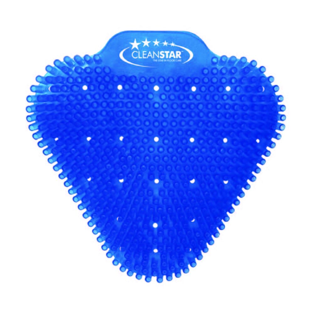 2x 10pc Cleanstar Anti-Splash Urinal Screens Mint Fragrance Odour Control Blue