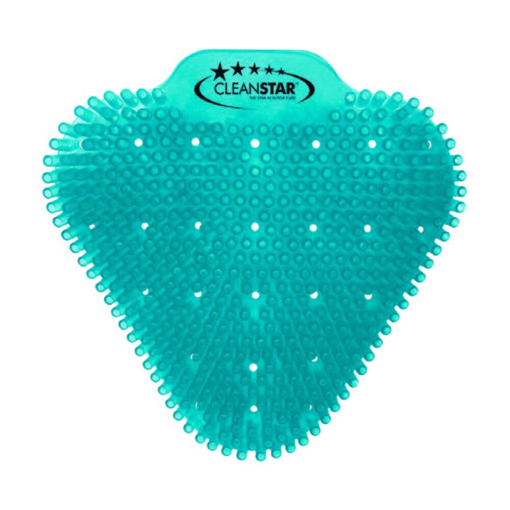 2x 10pc Cleanstar Anti-Splash Urinal Screens Ocean Fragrance Odour Control Blue