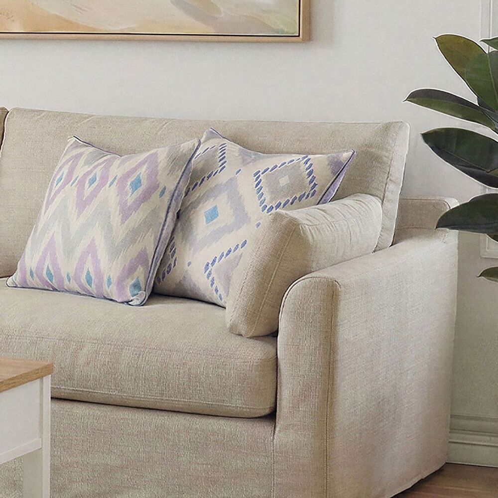 2PK Urban Style Lounge Cushion Throw Pillow Grey Diamond 45x45cm