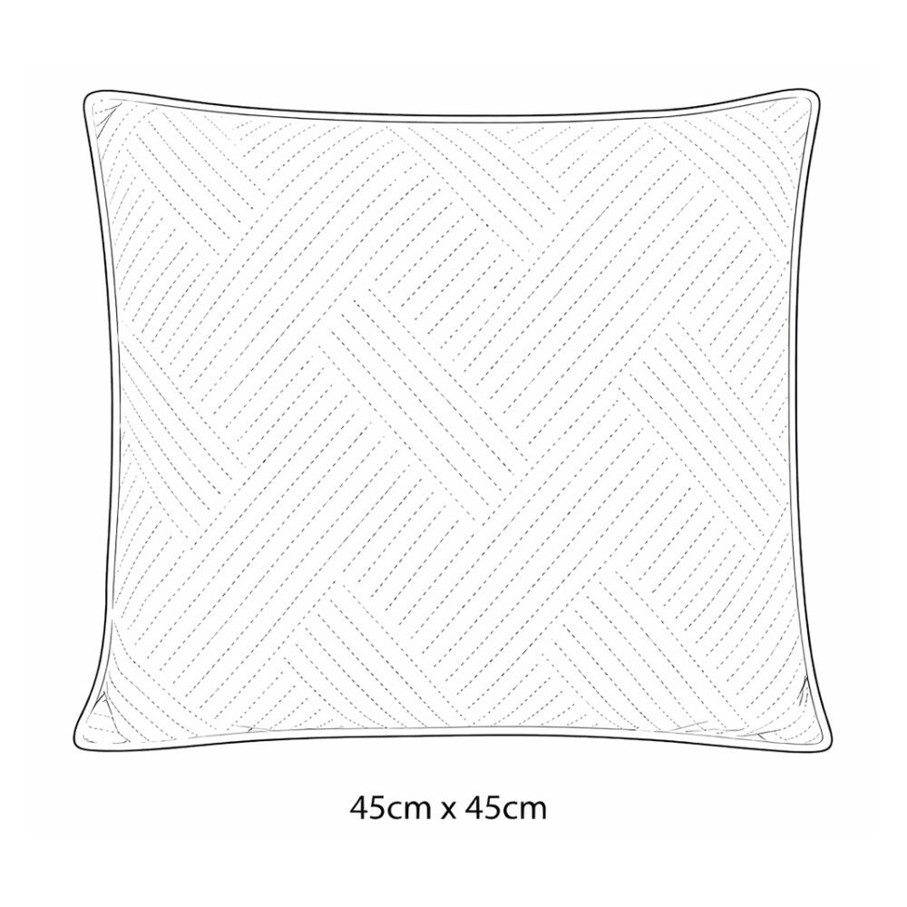 Urban Style Decorative Cushion Throw Pillow Green Lines 45x45cm