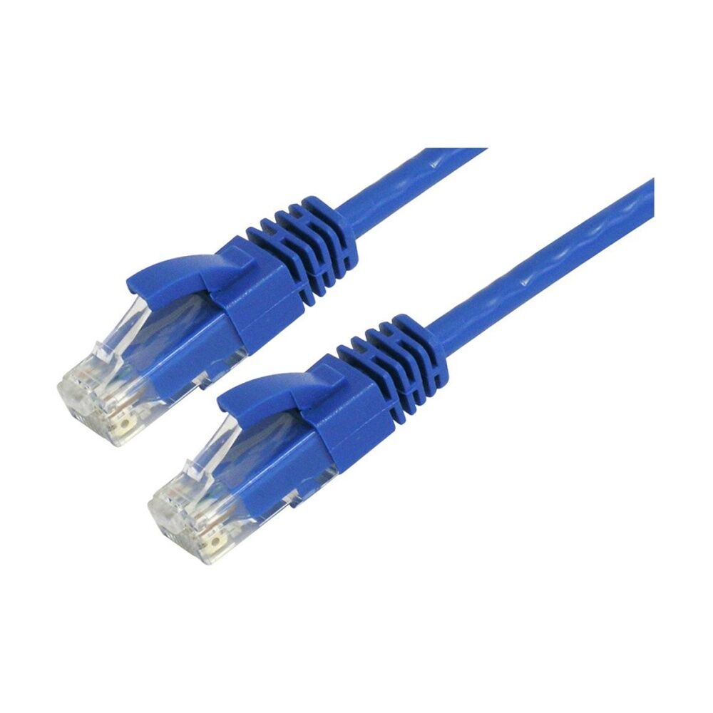6PK Comsol RJ45 Cat 6 Network Gigabit Ethernet Patch Cable 5 Metres Blue