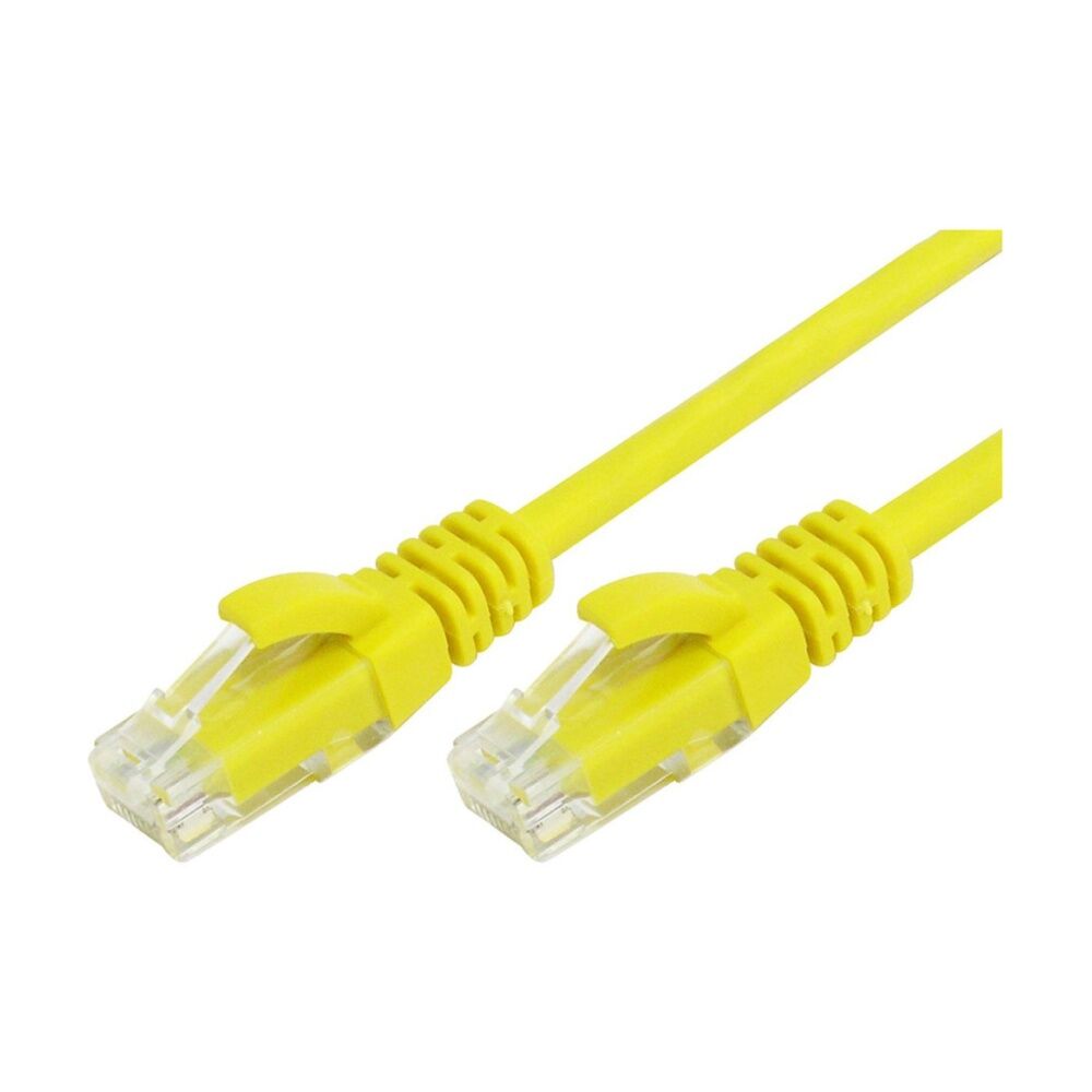 6PK Comsol RJ45 Cat 6 Network Gigabit Ethernet Patch Cable 5 Metres Yellow