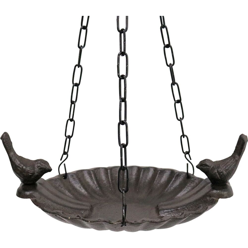 2PK LVD Decorative Hanging Bird Feeder Home/Garden Ornament 21cm Cast Iron