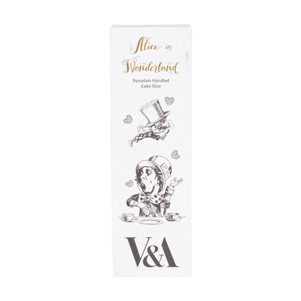 Victoria And Albert Alice In Wonderland Porcelain Cake Slice Stainless Steel