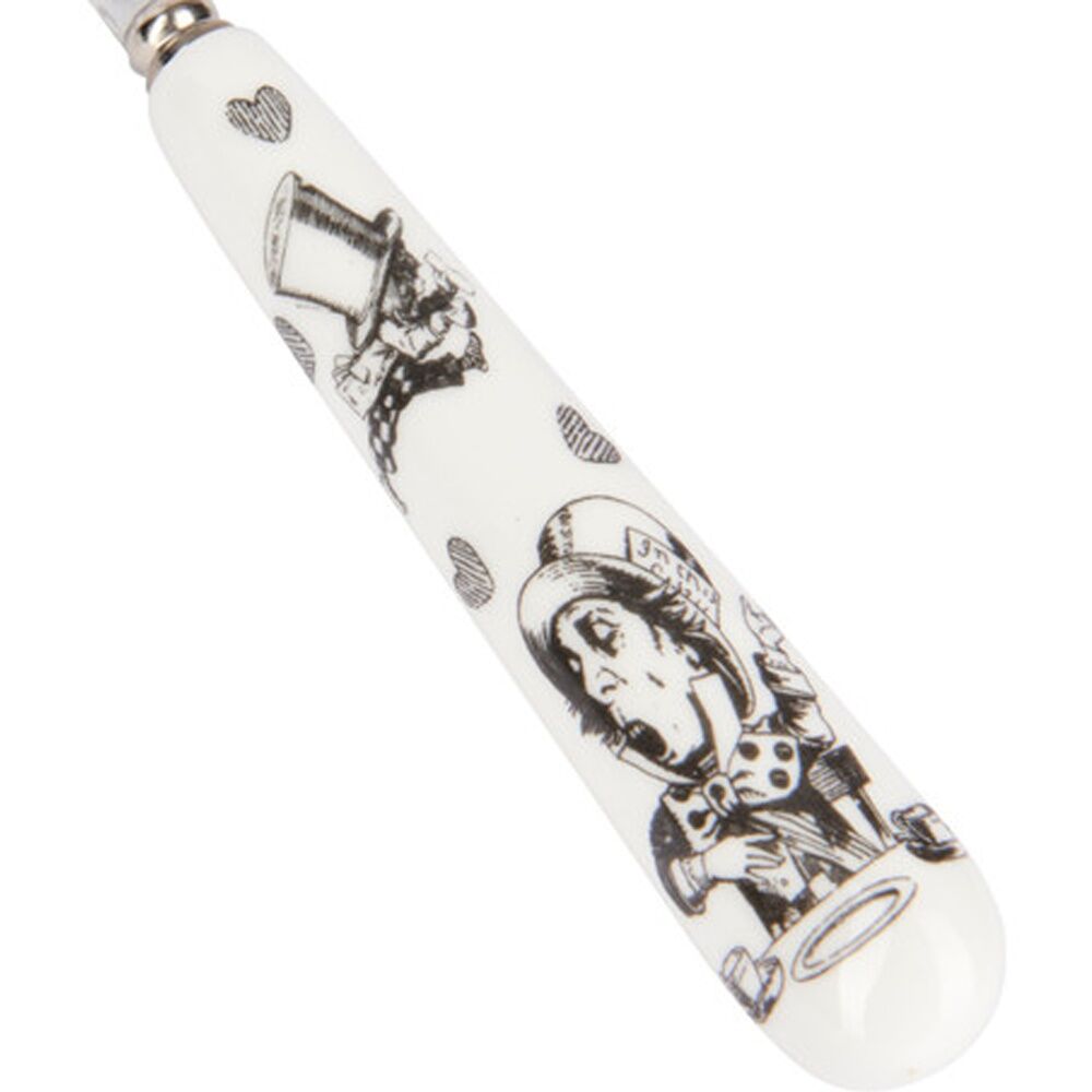Victoria And Albert Alice In Wonderland Porcelain Cake Slice Stainless Steel
