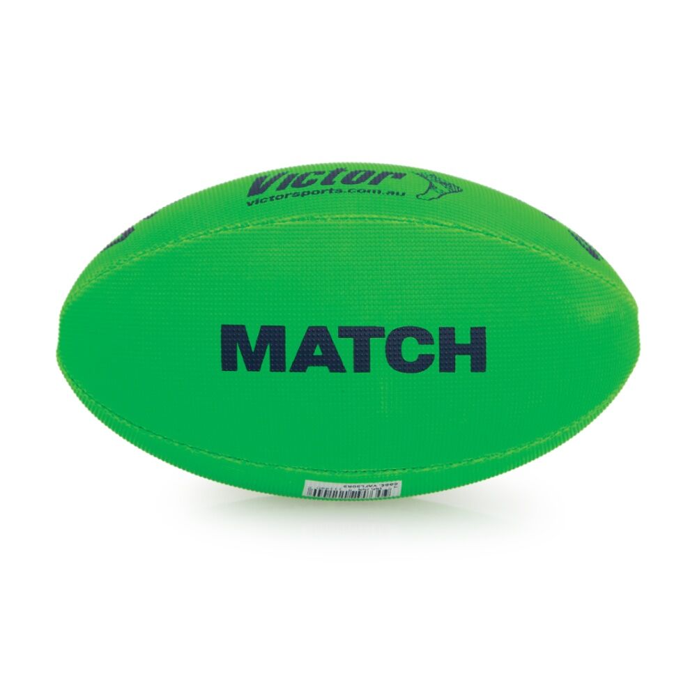 Victor Sports Synthetic Football Durable AFL Ball Green Size 4
