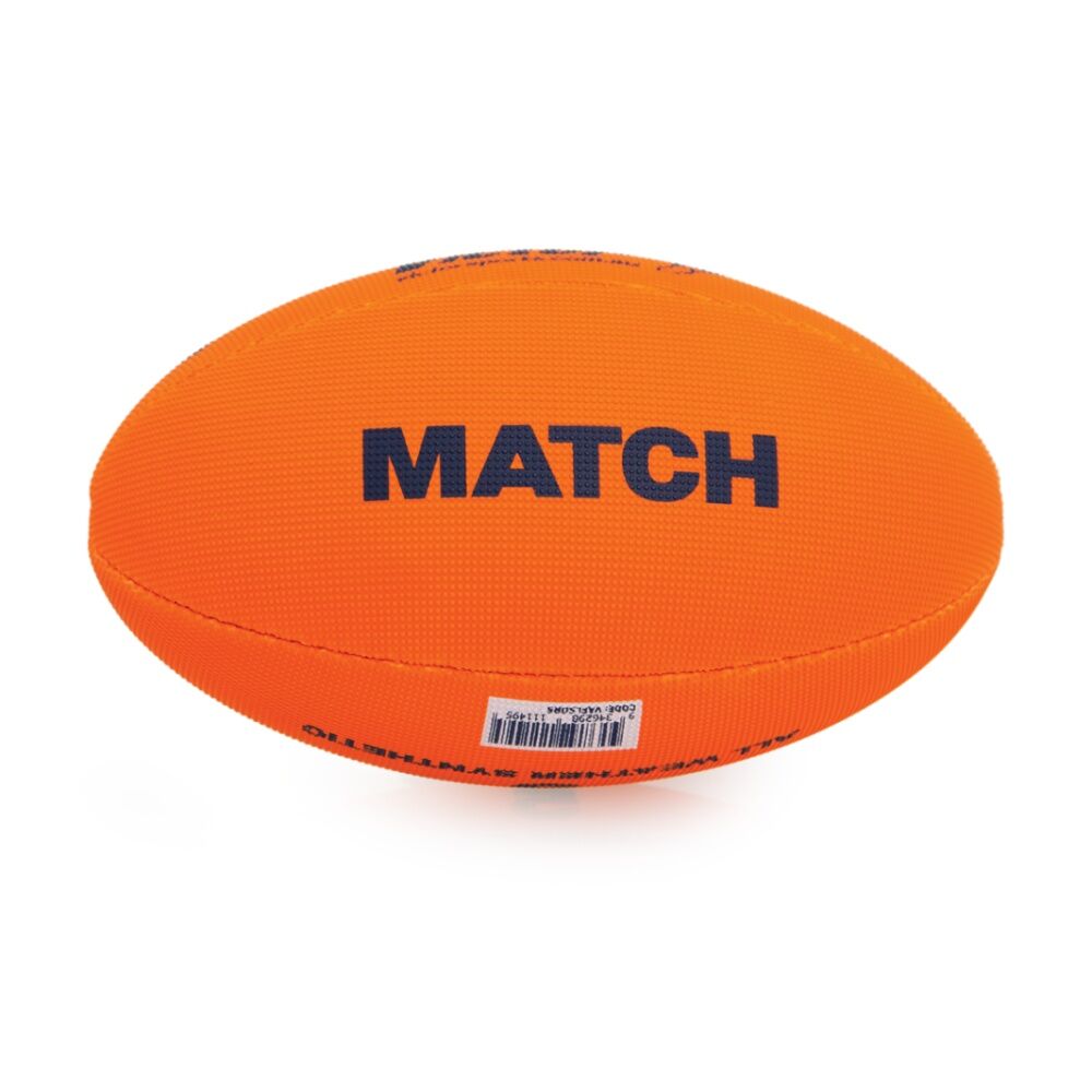 Victor Sports Synthetic Football Durable AFL Ball Orange size 4