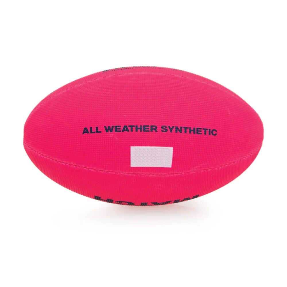 2PK Victor Sports Synthetic Football Durable AFL Ball Pink Size 1