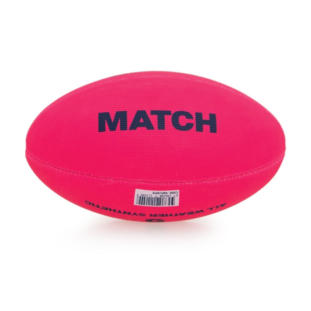 2PK Victor Sports Synthetic Football Durable AFL Ball Pink Size 1