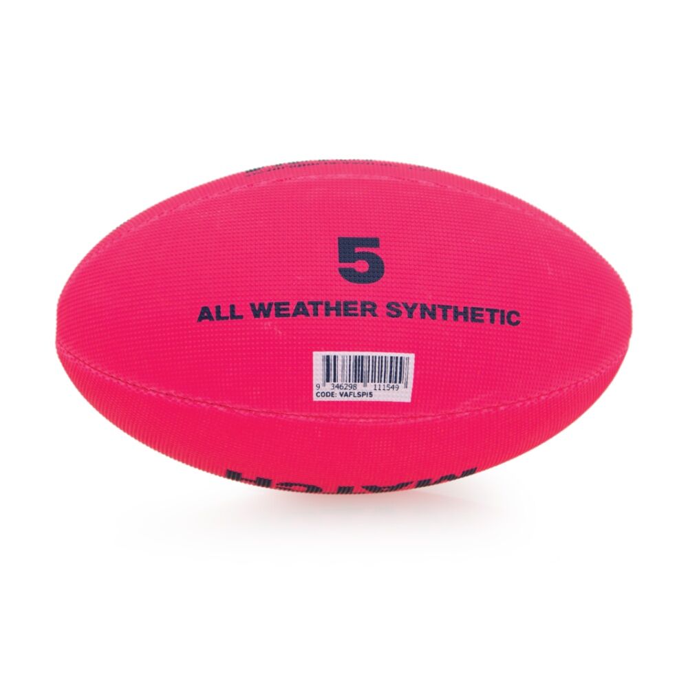 Victor Sports Synthetic Football Durable AFL Ball Pink Size 5
