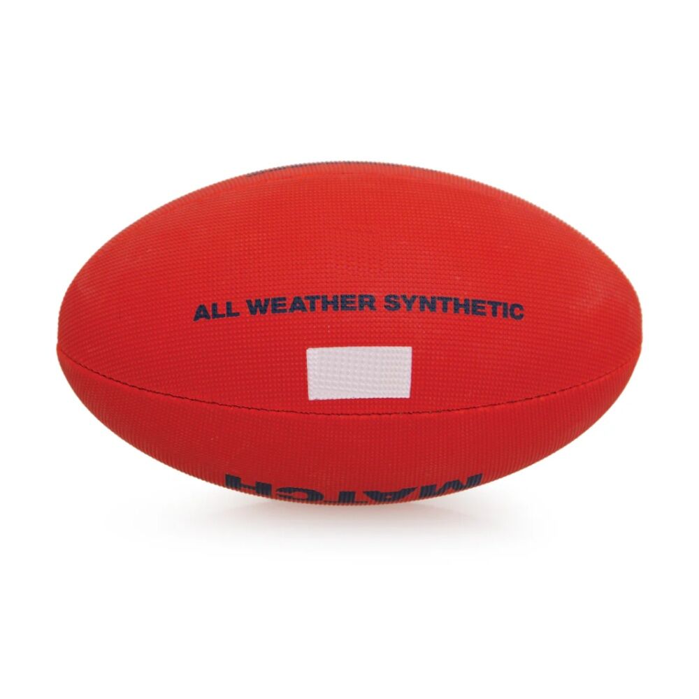 2PK Victor Sports Synthetic Football Durable AFL Ball Red Size 3