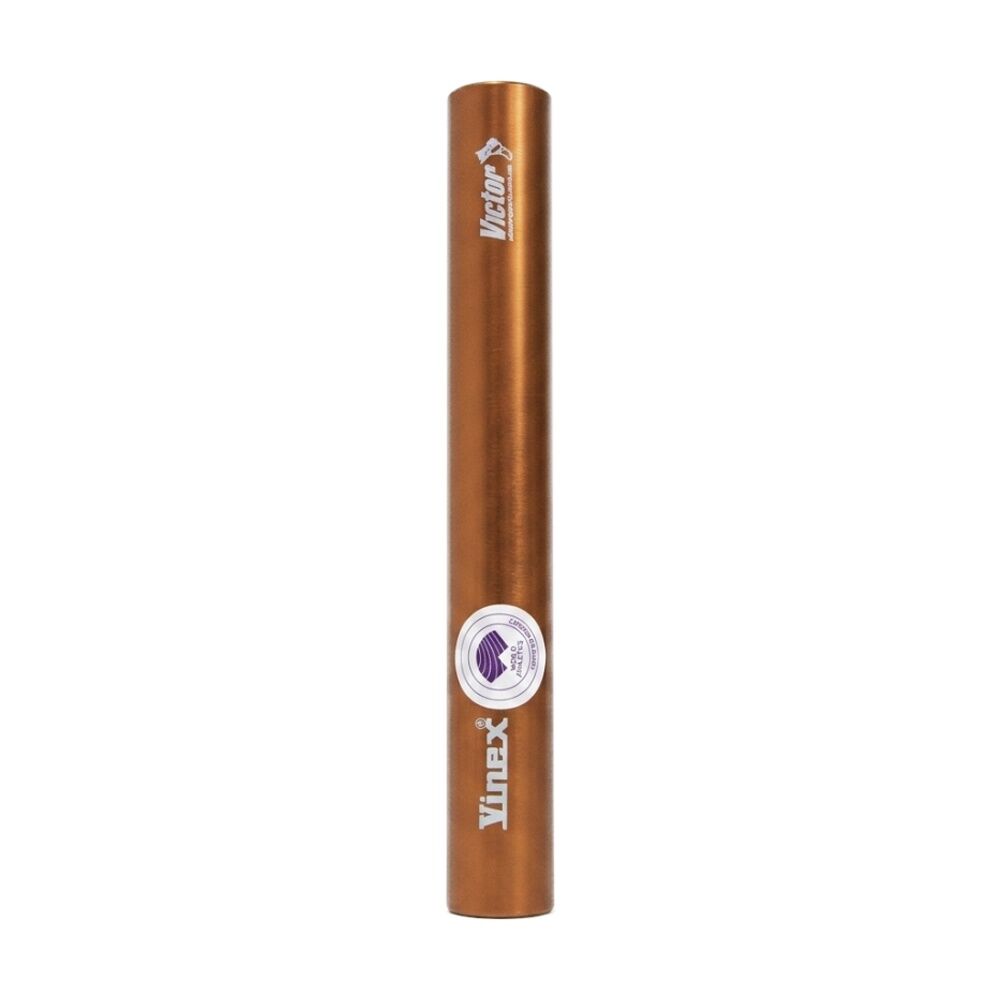 4PK Victor Sports Aluminium Relay Baton Lightweight Smooth Ends Bronze Senior