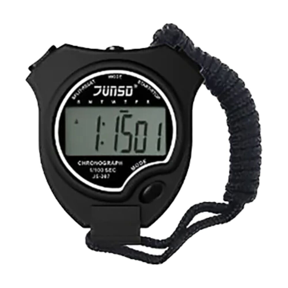 2PK Victor Sports Stopwatch Budget With Alarm And Calendar Time Black