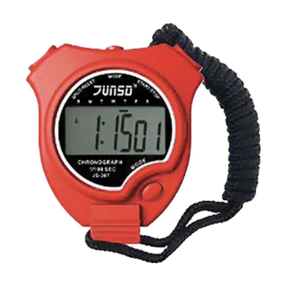 Victor Sports Stopwatch Budget With Alarm And Calendar Colour Red