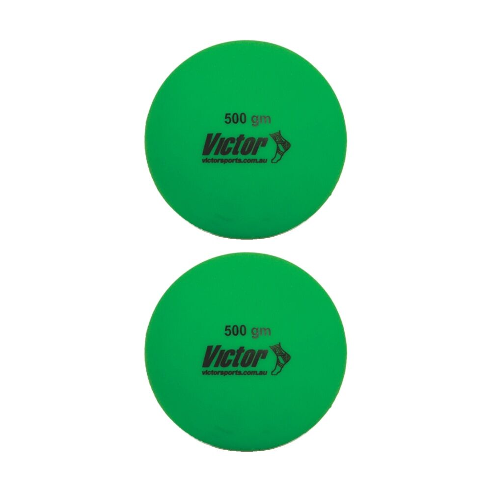 2PK Victor Indoor Shot Put Shell Non Bounce Training Tool Green 500g