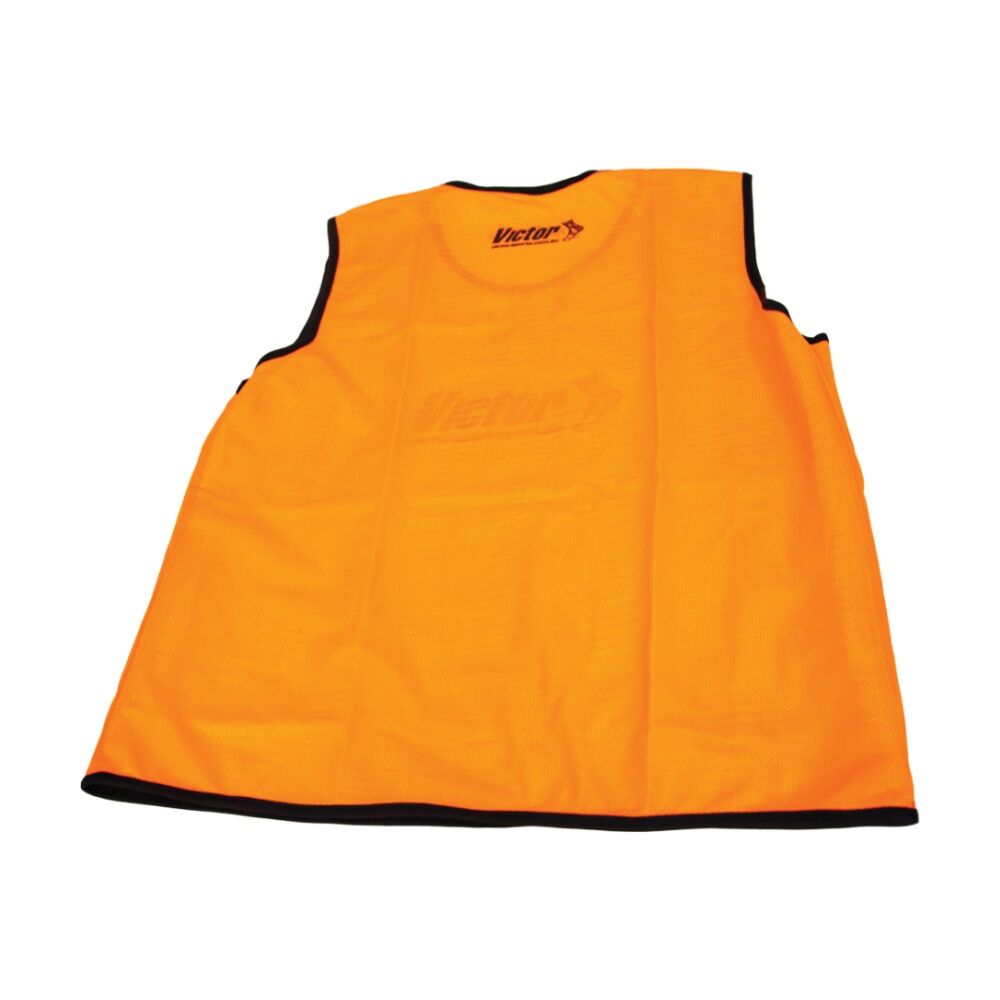5PK Victor Sports Reversible Lightweight Fitness/Training Vest OR/YEL Junior