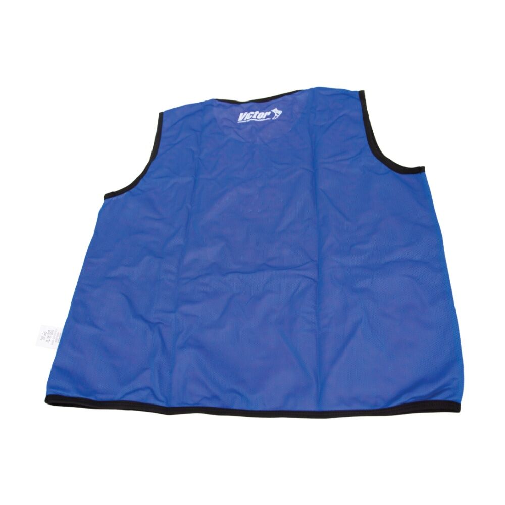 10PK Victor Sports Reversible Lightweight Fitness/Training Vest Red/Blue Senior