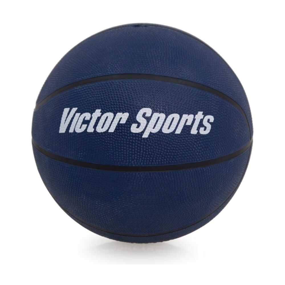 2PK Victor Sports Heavy Duty Durable Rubber Basketball Blue Size 6