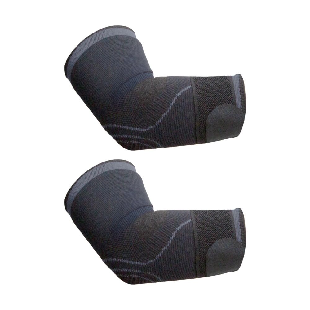 2PK Victor Sports Knitted Elbow Support Compression Recovery Strap Small