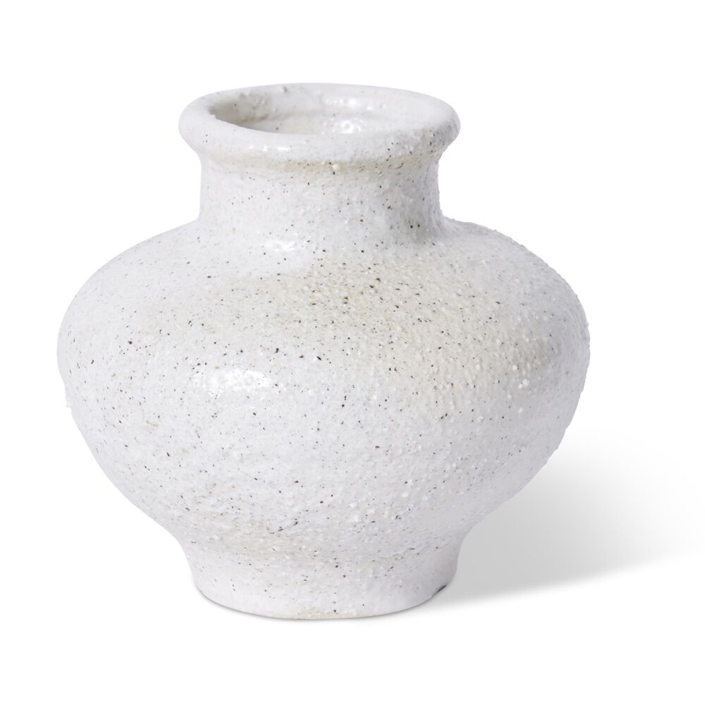 2PK E Style Gugu Neck Vase Elegant Ceramic Decorative Piece White 12x12x11cm